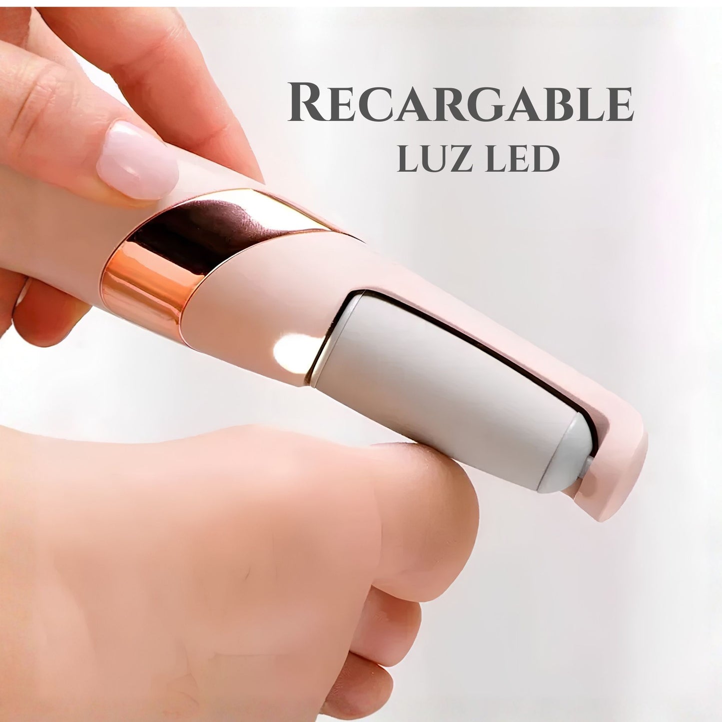 Removedor de callos Pro - Recargable con LUZ LED
